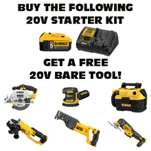 Load image into Gallery viewer, DCB205C- 20v Starter Kit (Get A Free 20v Bare Tool) Select Option