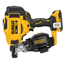 Load image into Gallery viewer, DCN45RND1 - 20V MAX* 15° Cordless Coil Roofing Nailer Kit