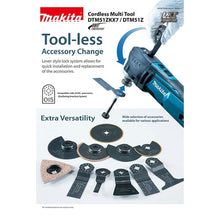 Load image into Gallery viewer, DTM51ZKX7 - 18V LXT Oscillating Multi Tool (Tool Only)