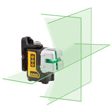 Load image into Gallery viewer, DW089CG - 3 Line Green Laser Level