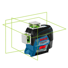 Load image into Gallery viewer, GLL3-330CG - 12V Max 360⁰ Connected Green-Beam Three-Plane Leveling and Alignment-Line Laser Kit