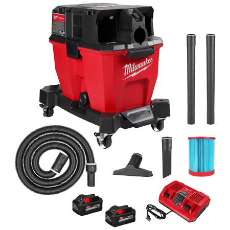 0920-22HD - M18 FUEL™ 9 Gallon Dual-Battery Wet/Dry Vacuum Kit