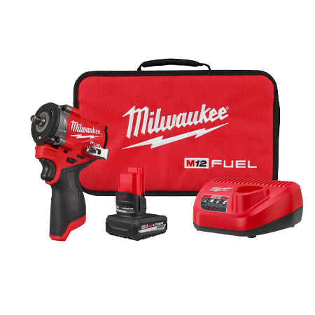 2562-21 - M12 FUEL™ Stubby 3/8" Impact Wrench Kit