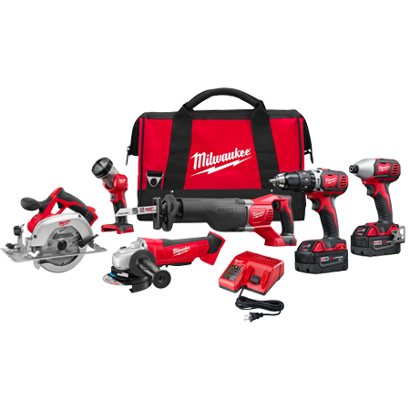 2696-26 - M18™ Cordless 6-Tool Combo Kit