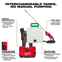 Load image into Gallery viewer, 2820-20PS - M18™ SWITCH TANK™ 4-Gallon Backpack Sprayer
