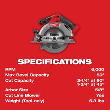 Load image into Gallery viewer, 2833-20 - M18 FUEL™ 6-1/2" Circular Saw (Tool Only)
