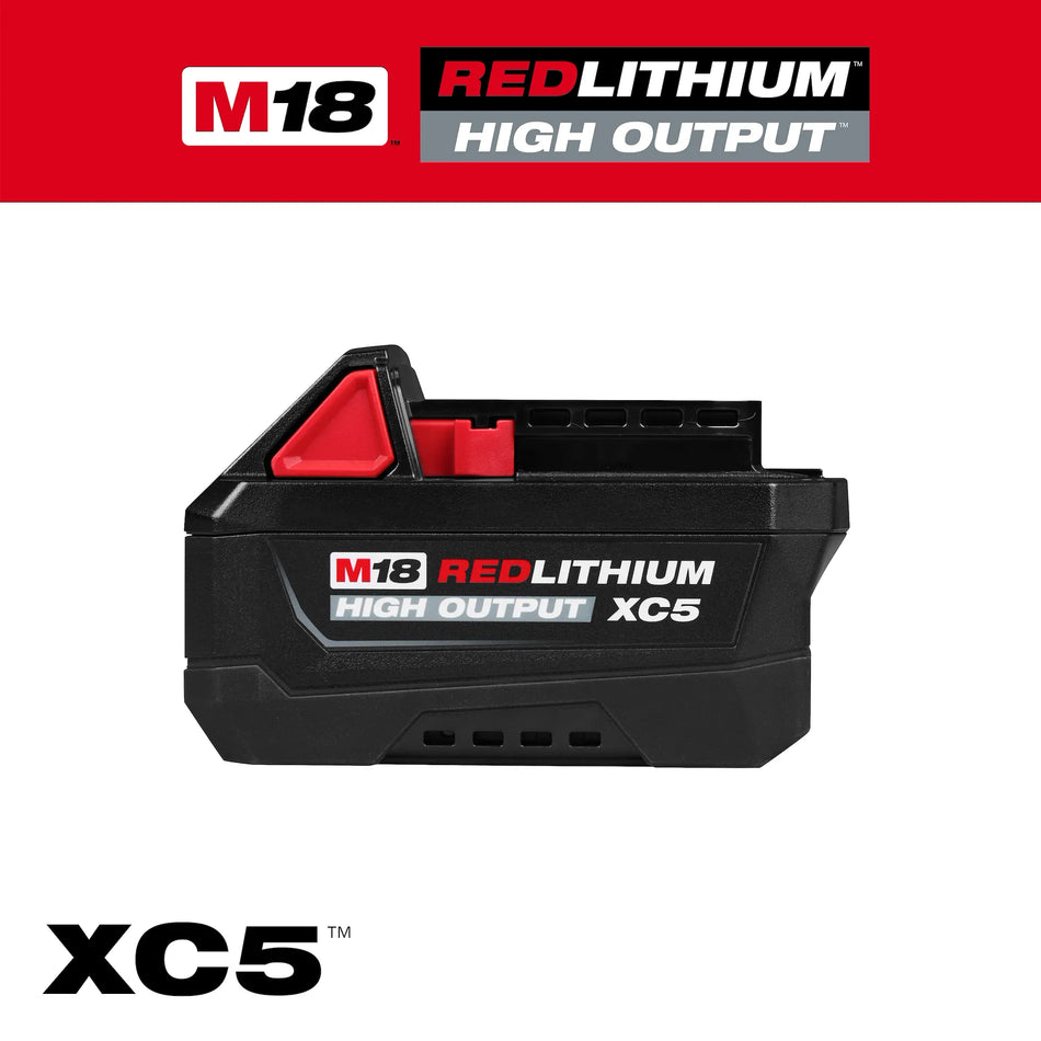 48-11-1855 - Milwaukee M18 5Ah HIGH OUTPUT Battery
