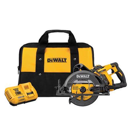 DCS577X1 - FLEXVOLT® 60V MAX* 7-1/4 in. Cordless Worm Drive Style Saw 9.0Ah Battery Kit