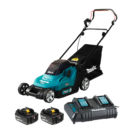 DLM432CT2 - 36V(18Vx2) LXT 17" Lawn Mower, 5.0Ah x2Kit