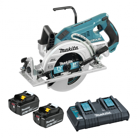 DRS780PT2X - 36V(18Vx2) LXT Brushless 7-1/4" Circular Saw, 5.0Ah x2Kit