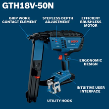Load image into Gallery viewer, GTH18V-50MN - 18V Brushless 16-Gauge 7/16 In. Medium Crown Stapler
