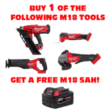 Load image into Gallery viewer, Buy 1 of the following M18 Tools &amp; Get a Free 5Ah
