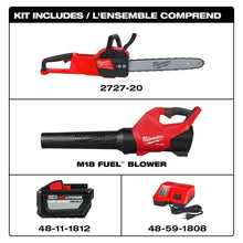 Load image into Gallery viewer, 2727-21HDB - M18 FUEL™ 16&quot; Chainsaw Kit w/ M18 Blower 3017-20
