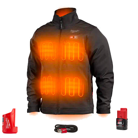 204B-21 - M12™ Heated TOUGHSHELL™ Jacket Kit (Black)