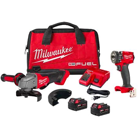 2991-22 -M18 FUEL™ Compact Impact Wrench and Grinder 2-Tool Combo Kit