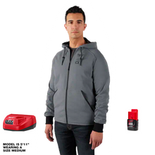 Load image into Gallery viewer, 306G-21 - M12™ Heated Hoodie Kit (Gray)
