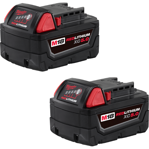 48-11-1852 - M18™ REDLITHIUM™ XC5.0 Extended Capacity Battery Two Pack