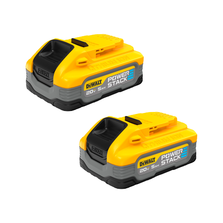 DCBP520-2 - 20V MAX* DEWALT POWERSTACK™ 5.0 Ah Battery 2-Pack