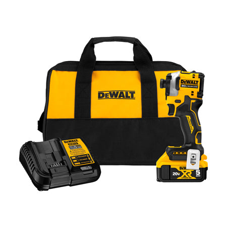 DCF850P1 - ATOMIC 20V MAX* 1/4" Brushless Cordless 3-Speed Impact Driver Kit