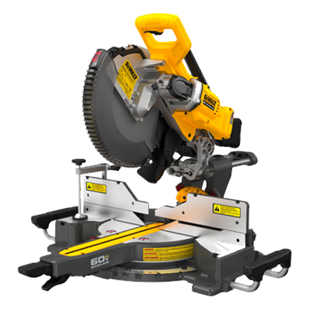 DCS781B - DEWALT 60V MAX* Brushless 12" Double Bevel Sliding Miter Saw
