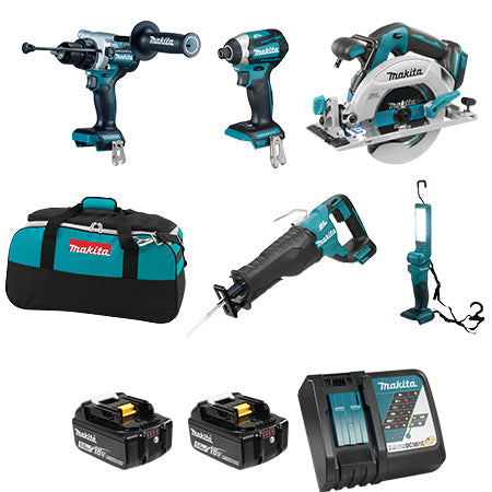 DLX5083TX1 - 18V (5.0 Ah) LXT 5 Tool Combo Kit