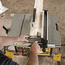 Load image into Gallery viewer, DWE7491RS - 10&quot; Jobsite Table Saw 32 - 1/2&quot; (82.5CM) RIP Capacity And A Rolling Stand
