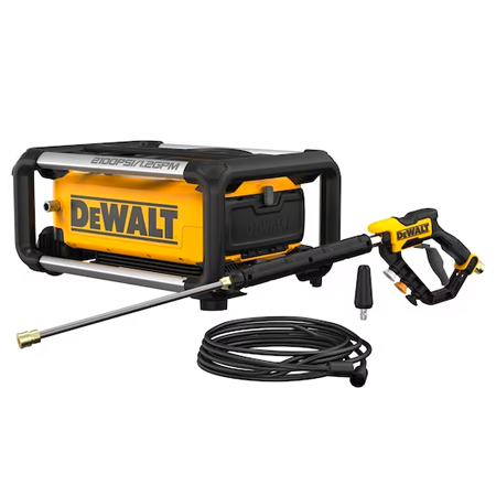 DWPW2100 - 2,100 MAX PSI* 1.2 GPM** 13 Amp Electric Jobsite Cold Water Pressure Washer (Corded)