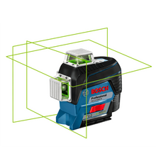 Load image into Gallery viewer, GLL3-330CG - 12V Max 360⁰ Connected Green-Beam Three-Plane Leveling and Alignment-Line Laser Kit
